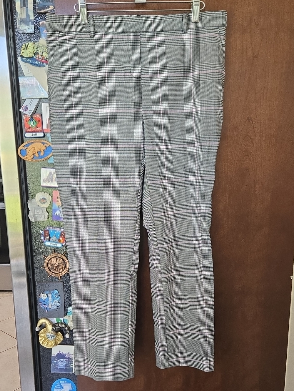 Jules & Leopold Gray Plaid Dress Pants